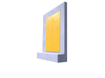 Скошенные маты 20 см на батут 5х3 м ширина мата 0,5м