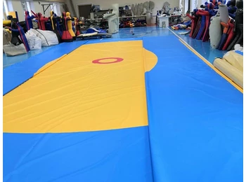 Покрывало для борцовского ковра из тентовой ткани - одноцветные (БЕЗ ЛЮВЕРСОВ ПОД РЕЙКУ)