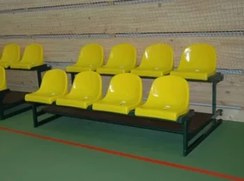 ES0 Быстровозводимая спортивная трибуна 2-х рядная без ограждений