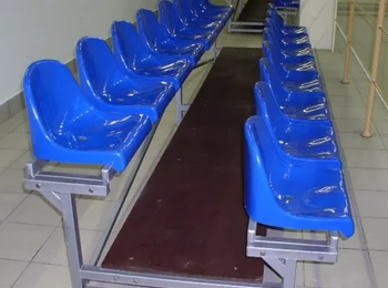 ES0 Быстровозводимая спортивная трибуна 2-х рядная без ограждений