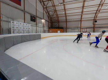 Защитные маты для шорт-трека ППУ+ППЭ 200х120х20 см, плотность 18 кг/м3