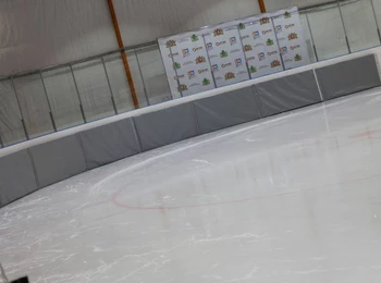 Защитные маты для шорт-трека ППУ+ППЭ 200х120х20 см, плотность 18 кг/м3