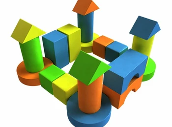 Мягкий конструктор Космолёт