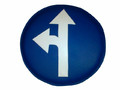 Мягкий модуль Дорожный знак Движение прямо или налево