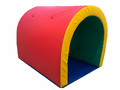 Мягкий модульный Туннель с донышком красный / желтый
