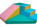 Мягкий модульный Спортивный комплекс Островок зеленый / розовый / голубой / желтый