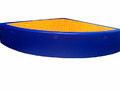 Детский сухой бассейн угловой R130xH30 разборный синий