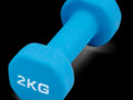 Гантель для аэробики неопреновая PRCTZ NEOPRENE DUMBBELL, 2 кг.